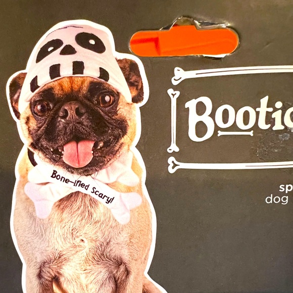 Bootique Other - SPOOKY SKULL dog headpiece costume set of 2 L/XL Halloween NWT Bone-ified SCARY